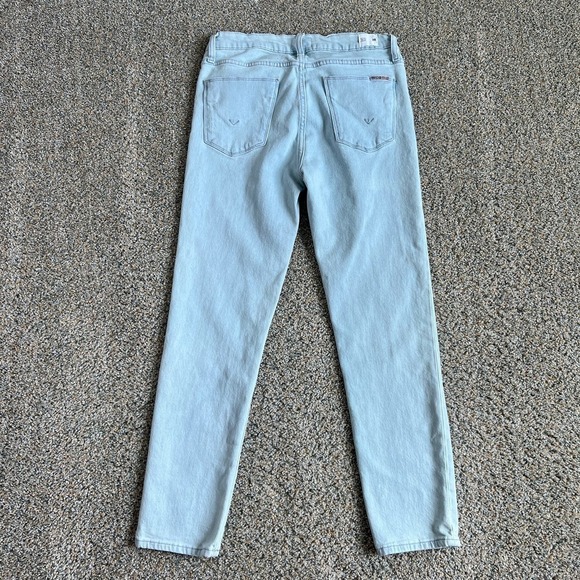 Hudson Tally Jeans Women's 28 Mid Rise Skinny Crop Leg Light Wash Stretch Denim - Picture 4 of 7